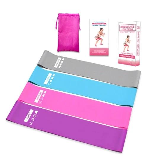 Resistance Bands Elastic Booty Bands Fitness Gym Yoga Workout Set