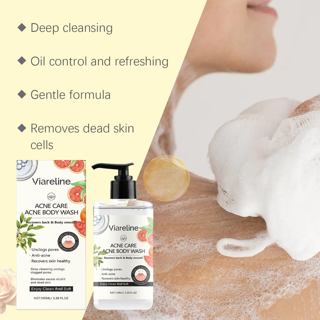 Soothing Repair Hydrating Shower Gel Body Cleansing Moisturizing Care