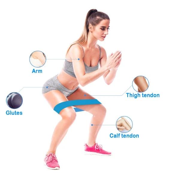 Resistance Bands Elastic Booty Bands Fitness Gym Yoga Workout Set