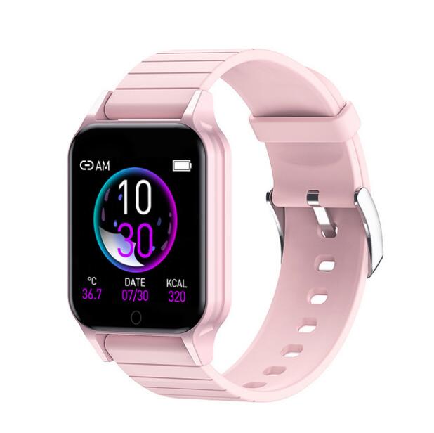 T96 Body Temperature Smart Watch Heart Rate Blood Pressure Tracker
