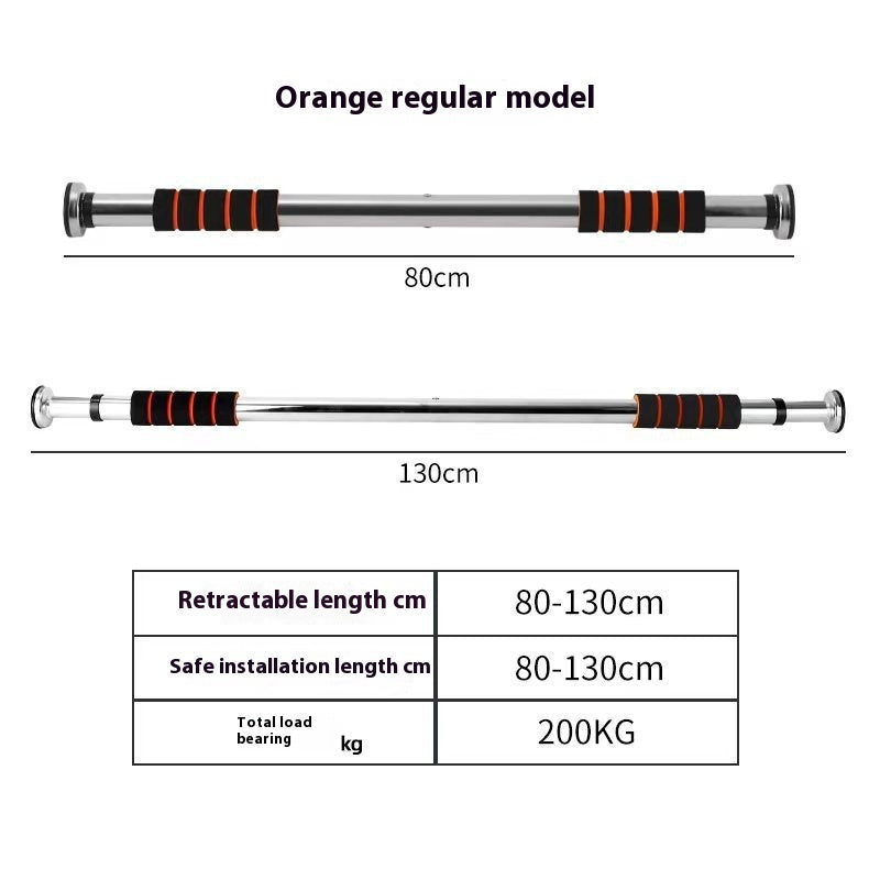Door Mounted Punch Free Pull Up Bar Indoor Fitness Equipment