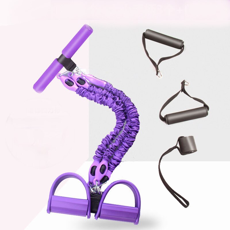 Multifunction Fitness Pedal Exerciser Resistance Bands Sit Up Training Kit