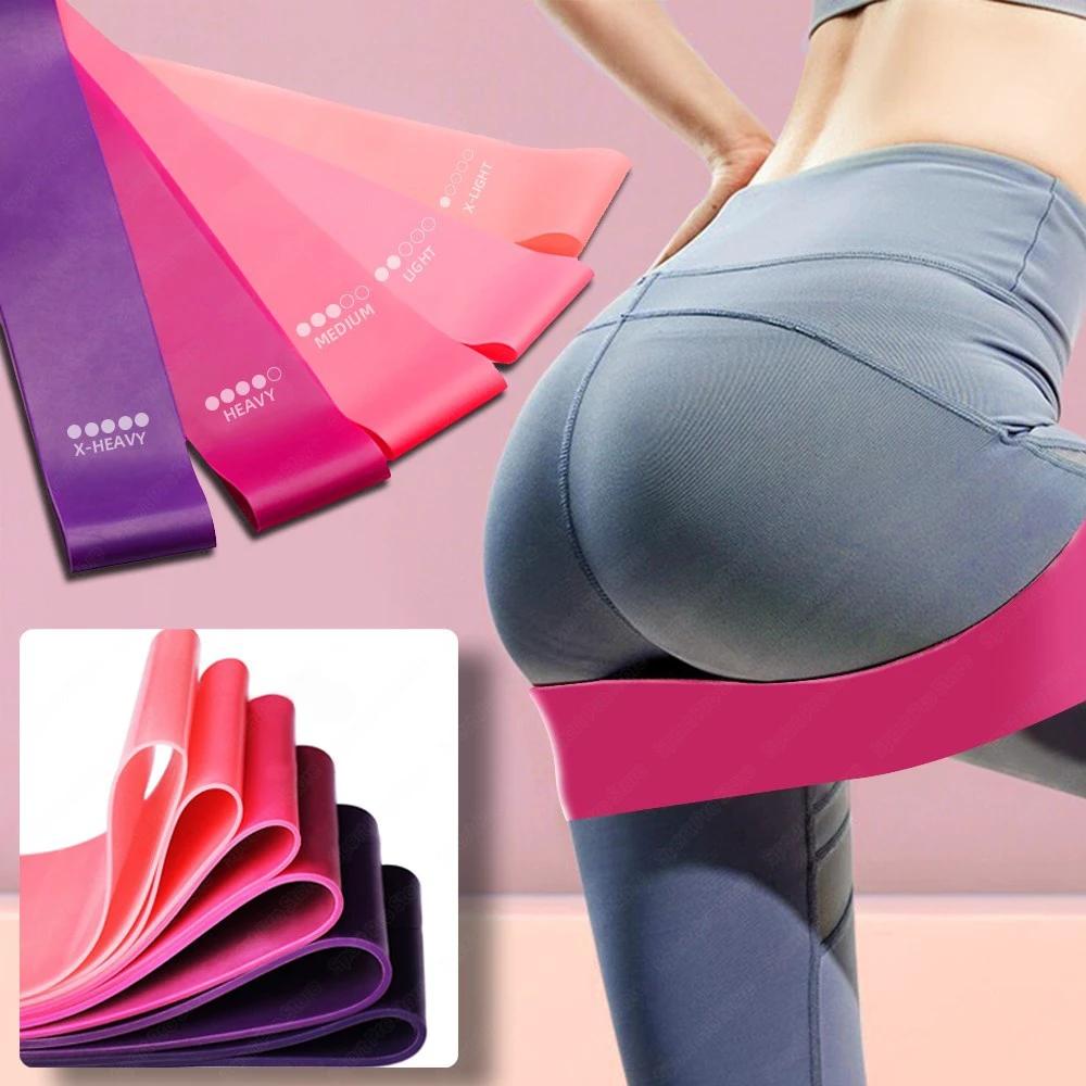 Resistance Bands Elastic Booty Bands Fitness Gym Yoga Workout Set