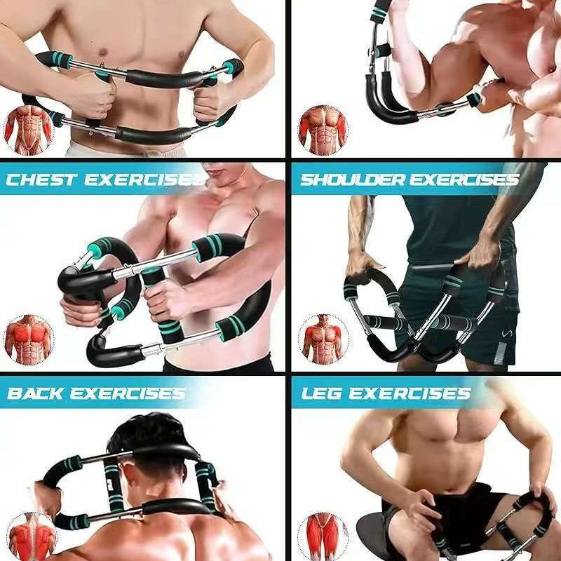 Adjustable U Shaped Arm Chest Strength Trainer Fitness Equipment