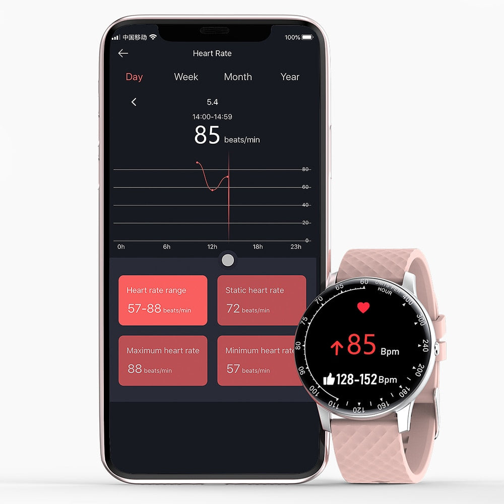 Smart Watch Fitness Tracker Heart Rate Blood Pressure Monitor Smartband
