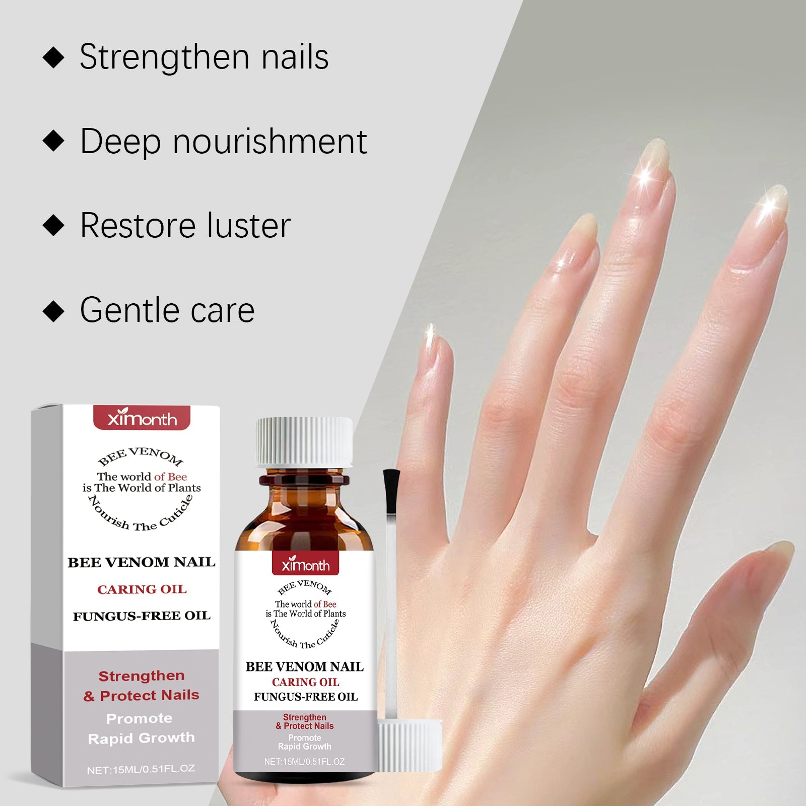 Nail Care Essence Hand Foot Cleansing Nourishing Repair Treatment