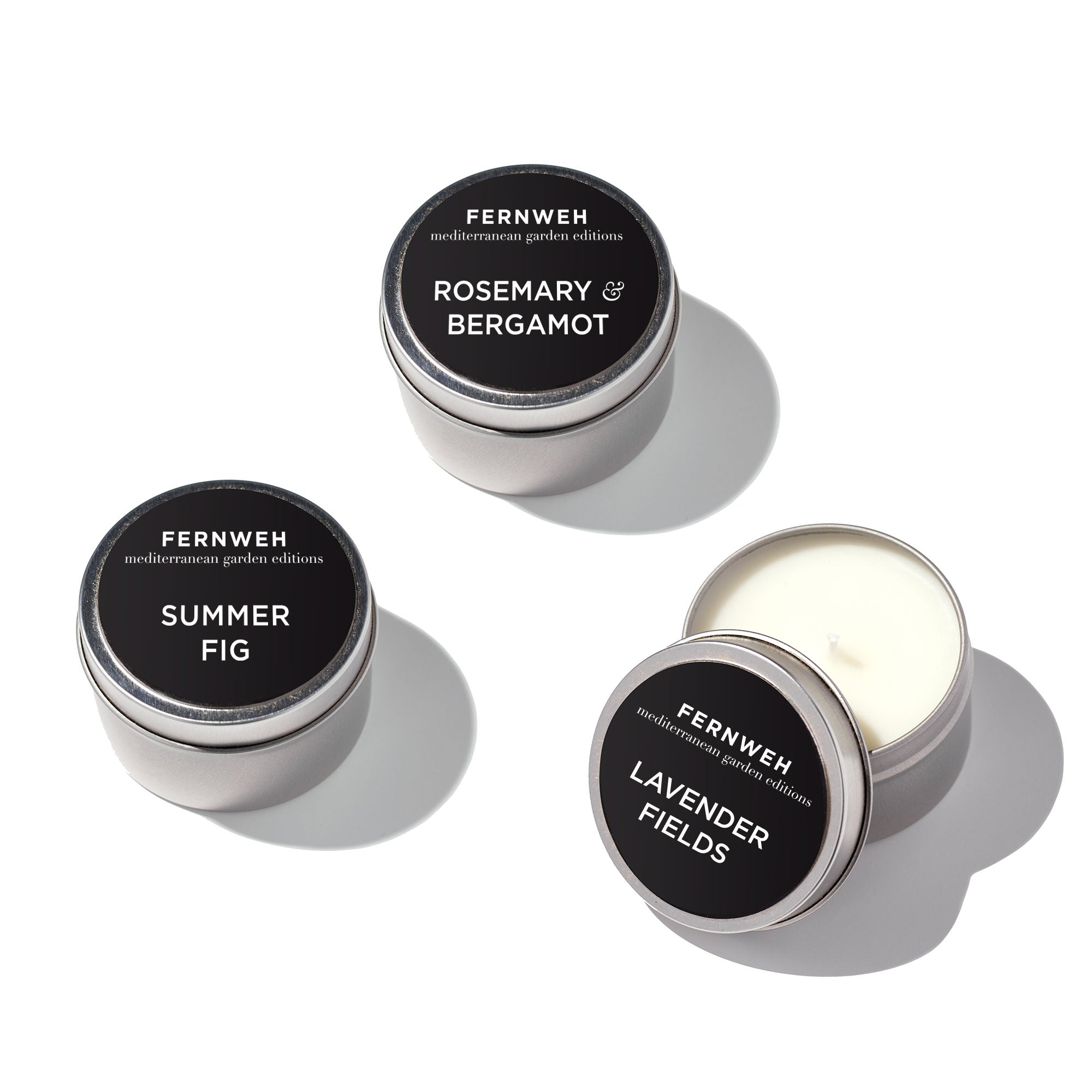 Rosemary & Bergamot Scented Soy Candle