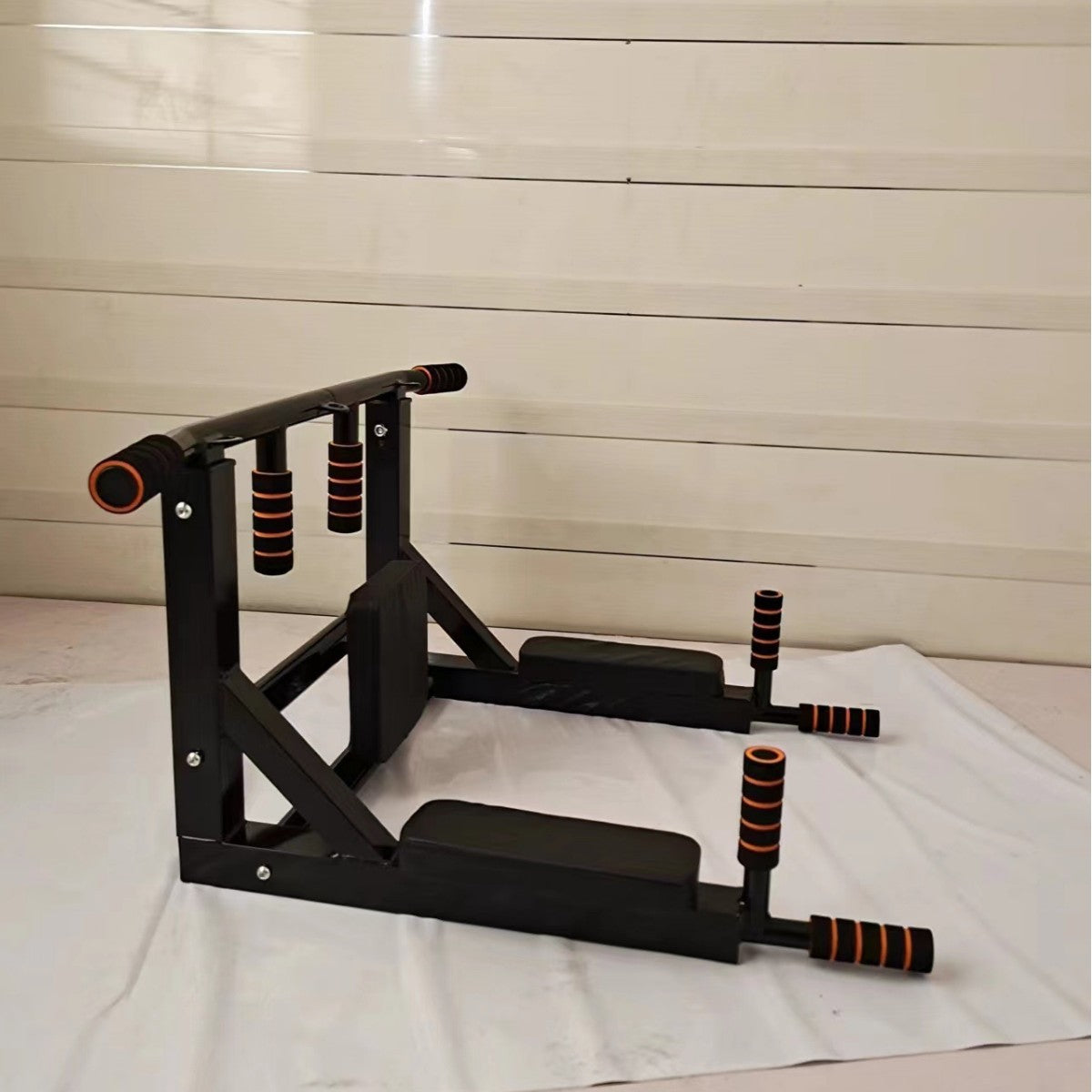 Wall Mounted Sandbag Rack Pull Up Bars Fitness Training Equipment