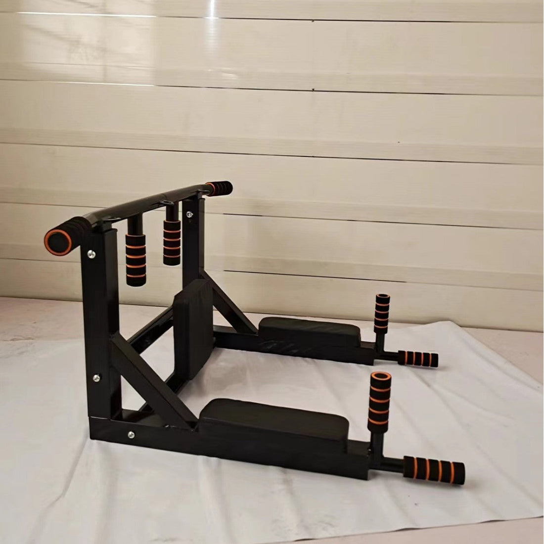 Wall Mounted Sandbag Rack Pull Up Bars Fitness Training Equipment