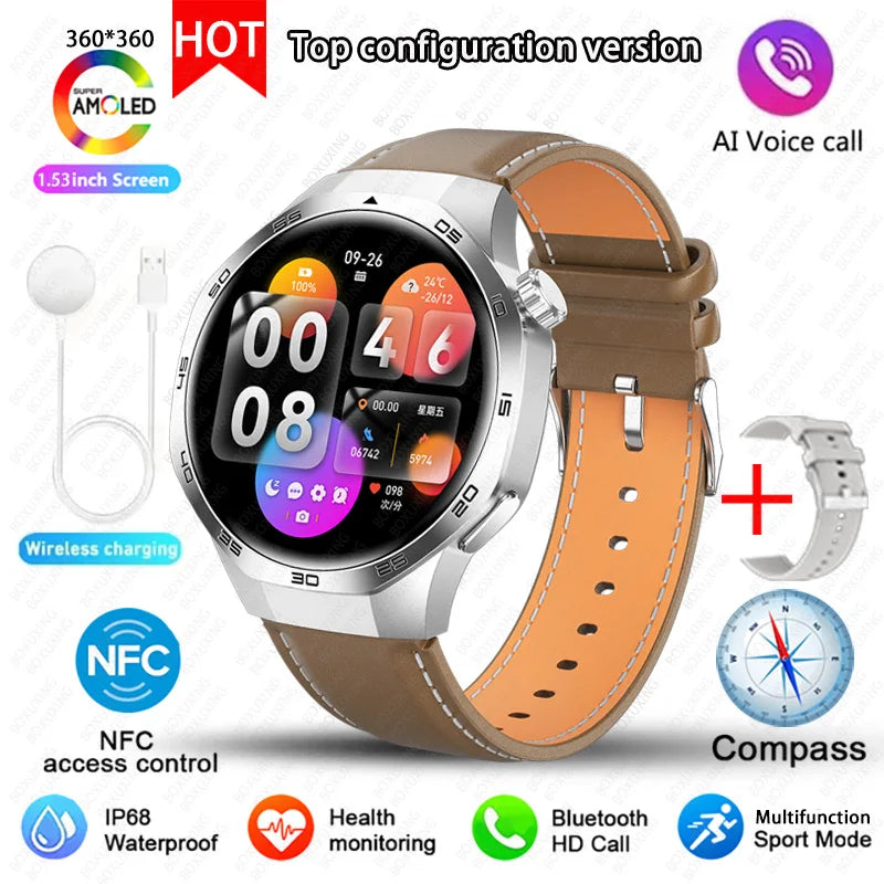 Watch 5 MAX Smart Watch AMOLED GPS NFC Bluetooth Call
