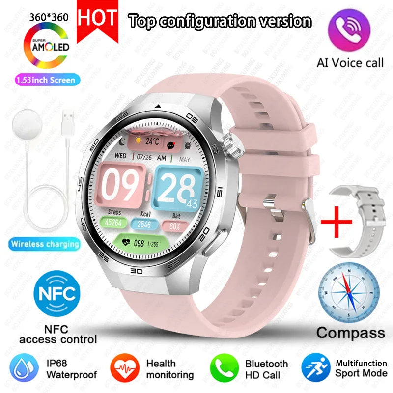 Watch 5 MAX Smart Watch AMOLED GPS NFC Bluetooth Call