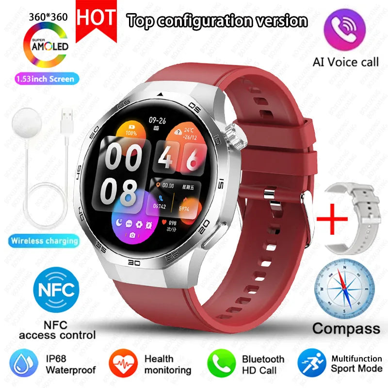 Watch 5 MAX Smart Watch AMOLED GPS NFC Bluetooth Call
