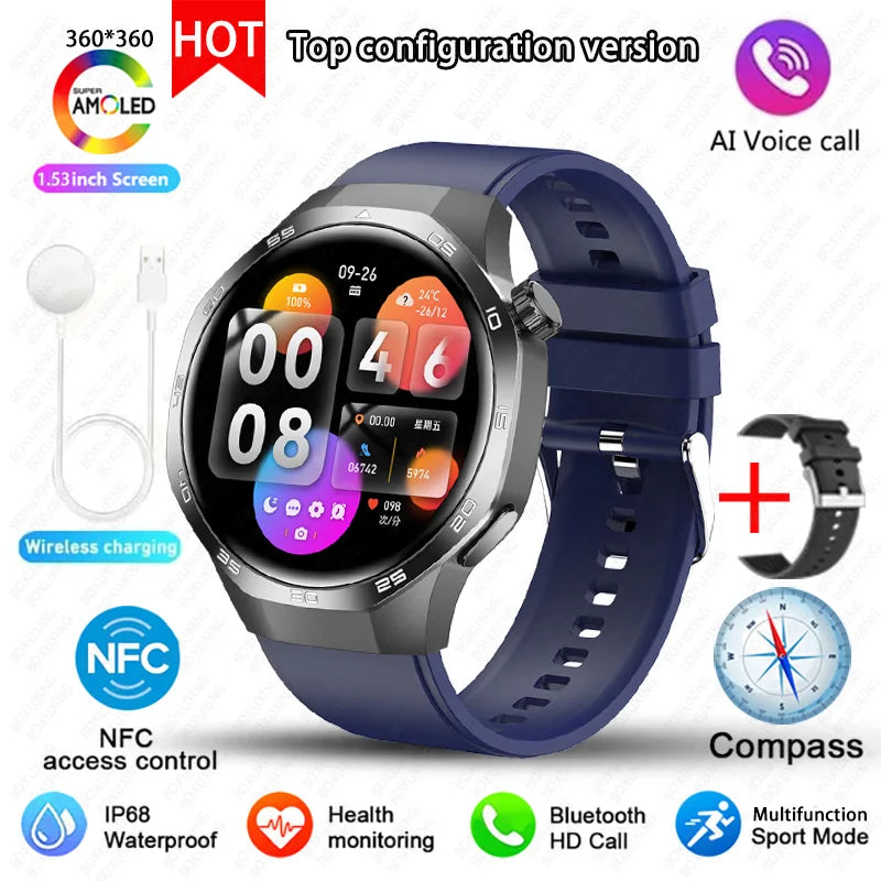 Watch 5 MAX Smart Watch AMOLED GPS NFC Bluetooth Call