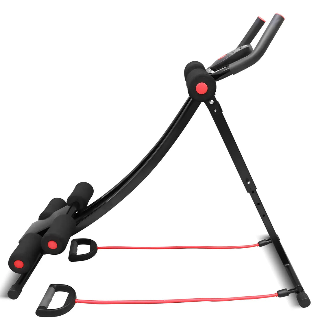 Foldable Ab Machine Home Core Trainer LCD Fitness Equipment