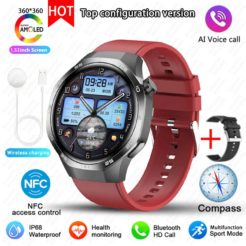 Watch 5 MAX Smart Watch AMOLED GPS NFC Bluetooth Call
