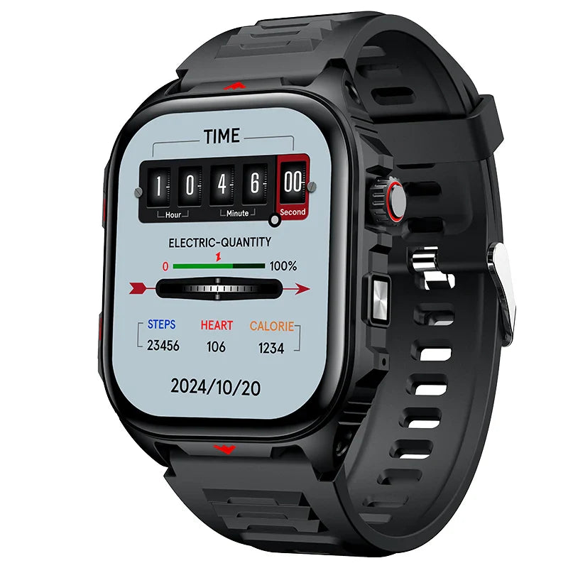 Electronic Smart Watch BT Call Heart Rate Fitness Tracker Waterproof