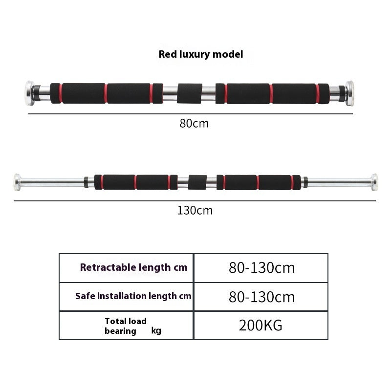 Door Mounted Punch Free Pull Up Bar Indoor Fitness Equipment