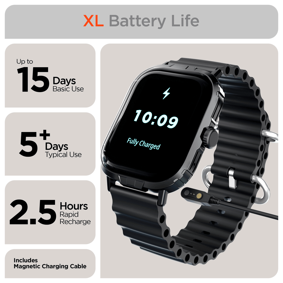 FIT X2 Smartwatch Fitness Tracker Heart Rate Sport Watch