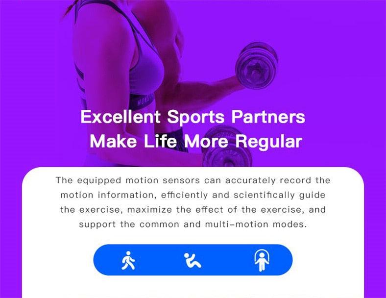 Smart Watch Heart Rate Fitness Tracker Waterproof Touch Screen Sport
